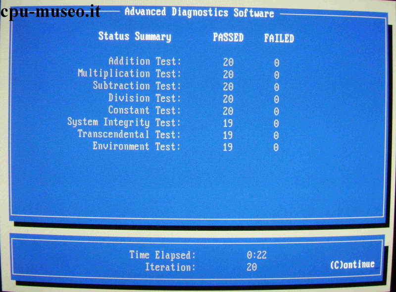 Risultati test