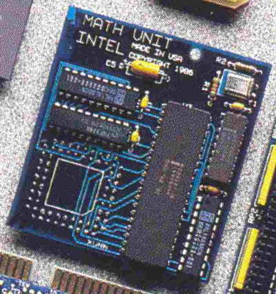 Math Unit Intel 80287 for 80386