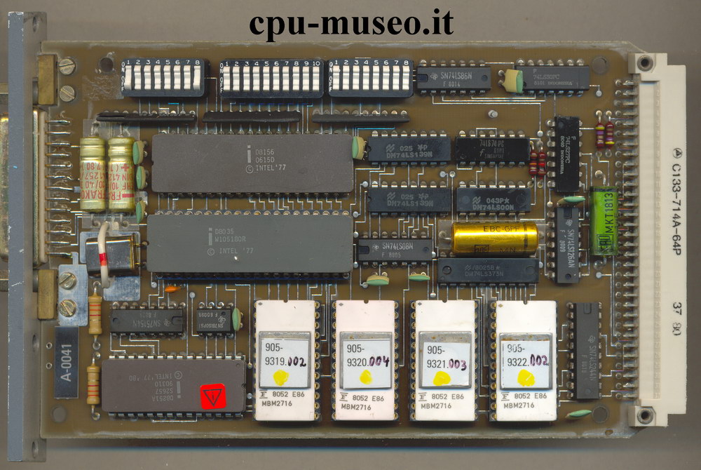 Scheda con Microcontrollore Intel 8035