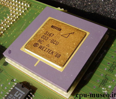 Weitek 3167 33 MHz, 121-pin CPGA