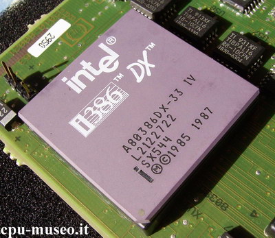 Intel A80386DX-33 con S-spec SX544