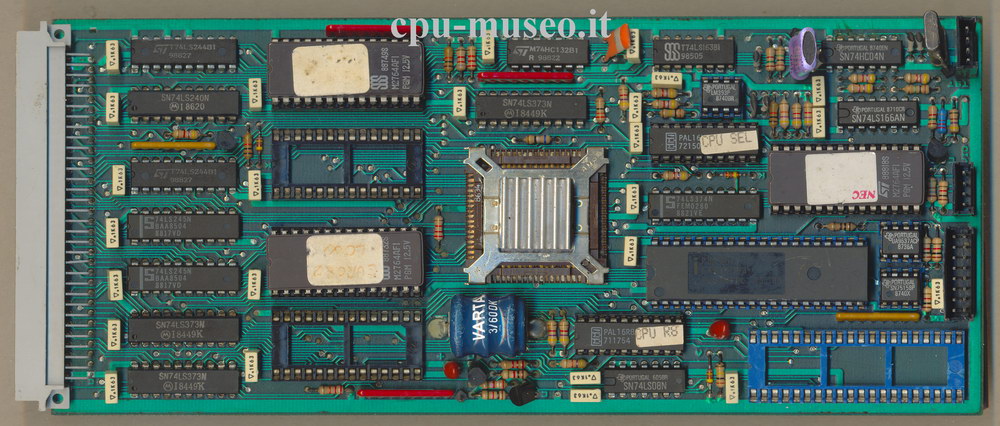 Scheda con processore C80186 Intel