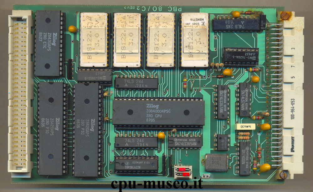 Scheda con processore ZILOG Z80