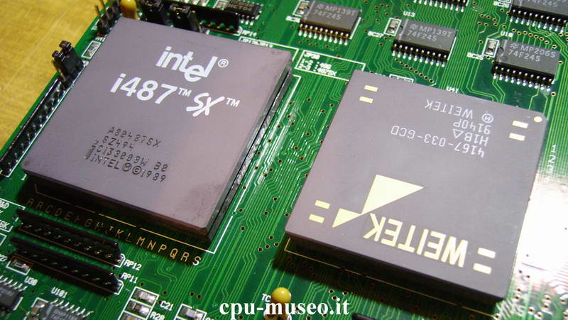 Intel 487 and weitek 4167